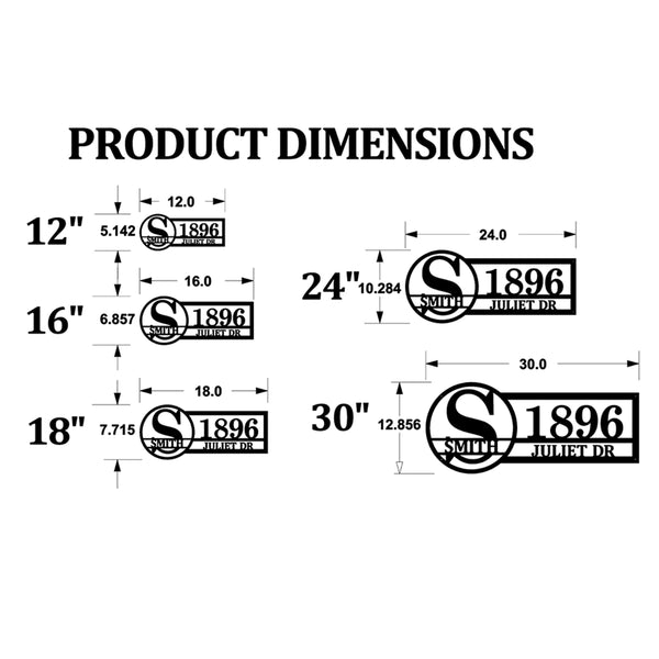 Custom Letter  Address Sign - Custom Sign - Outdoor Metal Sign - House Numbers, Modern Address Sign, Free shipping, Metal