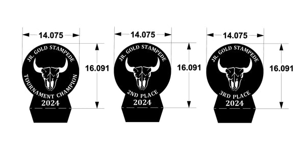 Custom Trophies 4   1 18" 2 16" 1 14"