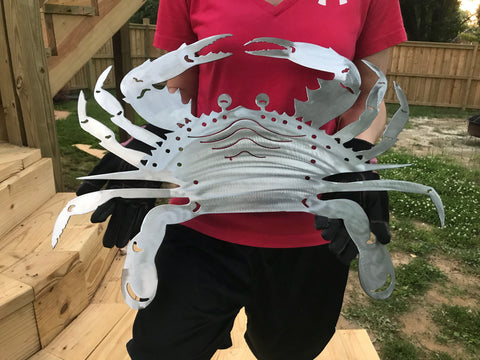 Metal Maryland blue crab