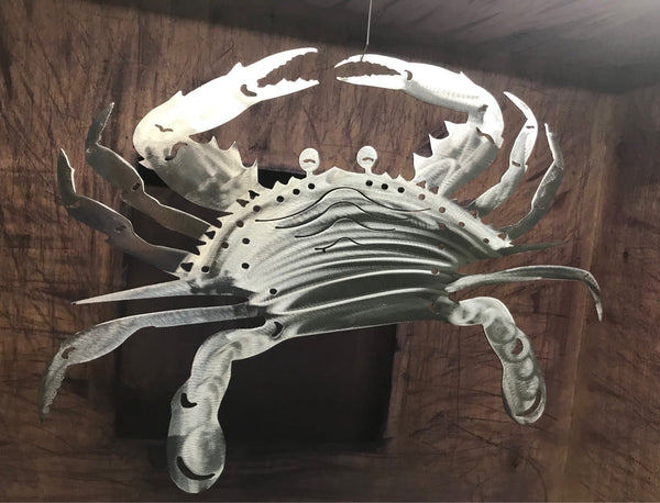 Metal Maryland blue crab