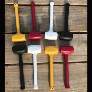 Set of 4 Maryland-Themed Plastic Crab Mallets