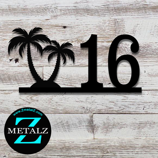 House Numbers, Palm Trees - 003